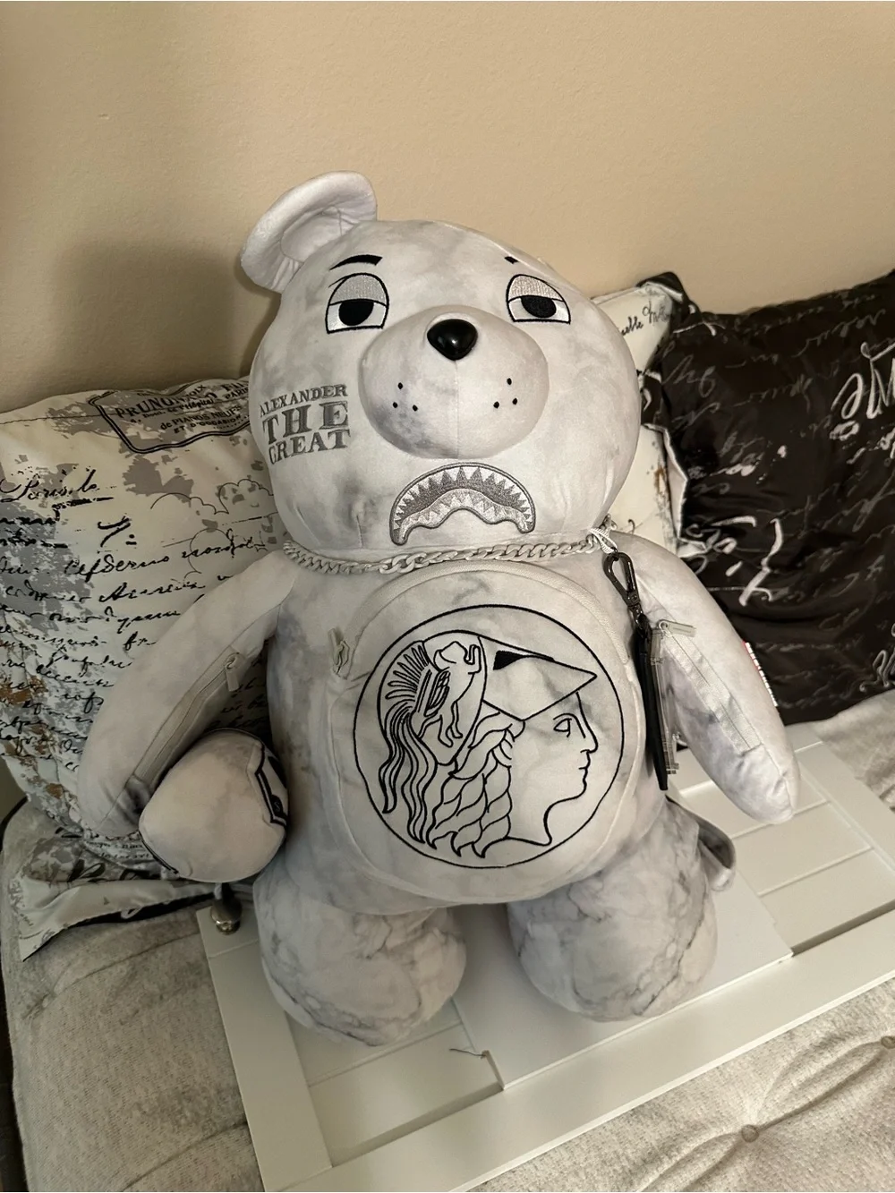 Sprayground The Met Alexander The Great Macedonian Teddy Bear Backpack